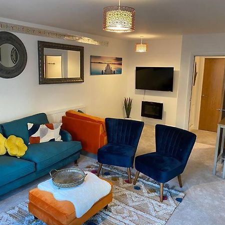 Luxury Modern 1Bed Sea View Apartment Rhôs-on-Sea 外观 照片