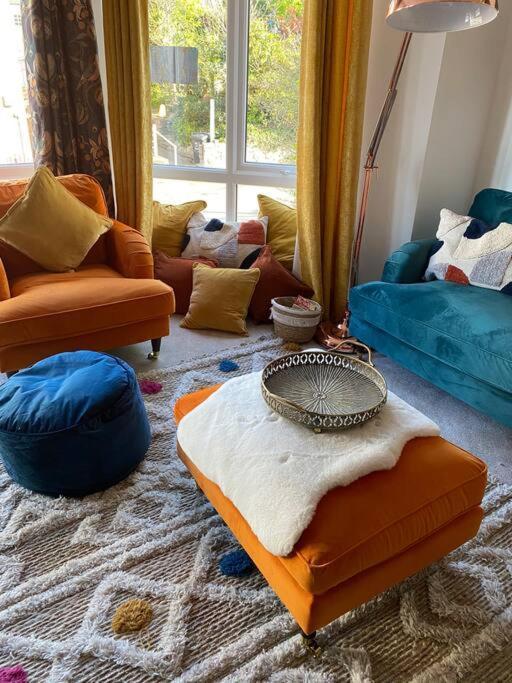 Luxury Modern 1Bed Sea View Apartment Rhôs-on-Sea 外观 照片
