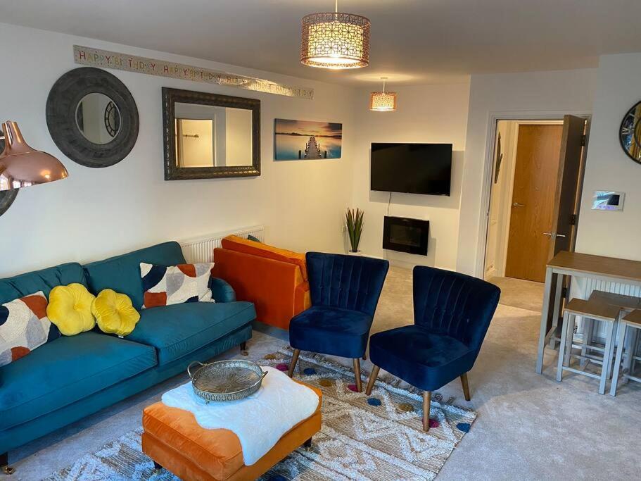 Luxury Modern 1Bed Sea View Apartment Rhôs-on-Sea 外观 照片