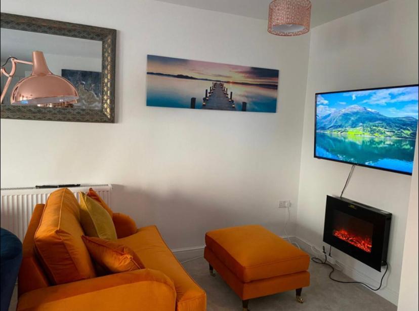 Luxury Modern 1Bed Sea View Apartment Rhôs-on-Sea 外观 照片