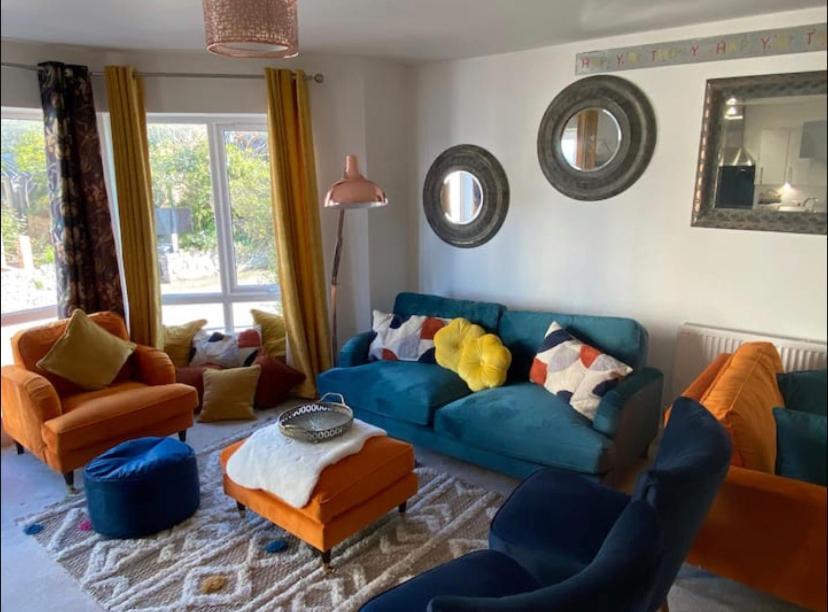 Luxury Modern 1Bed Sea View Apartment Rhôs-on-Sea 外观 照片